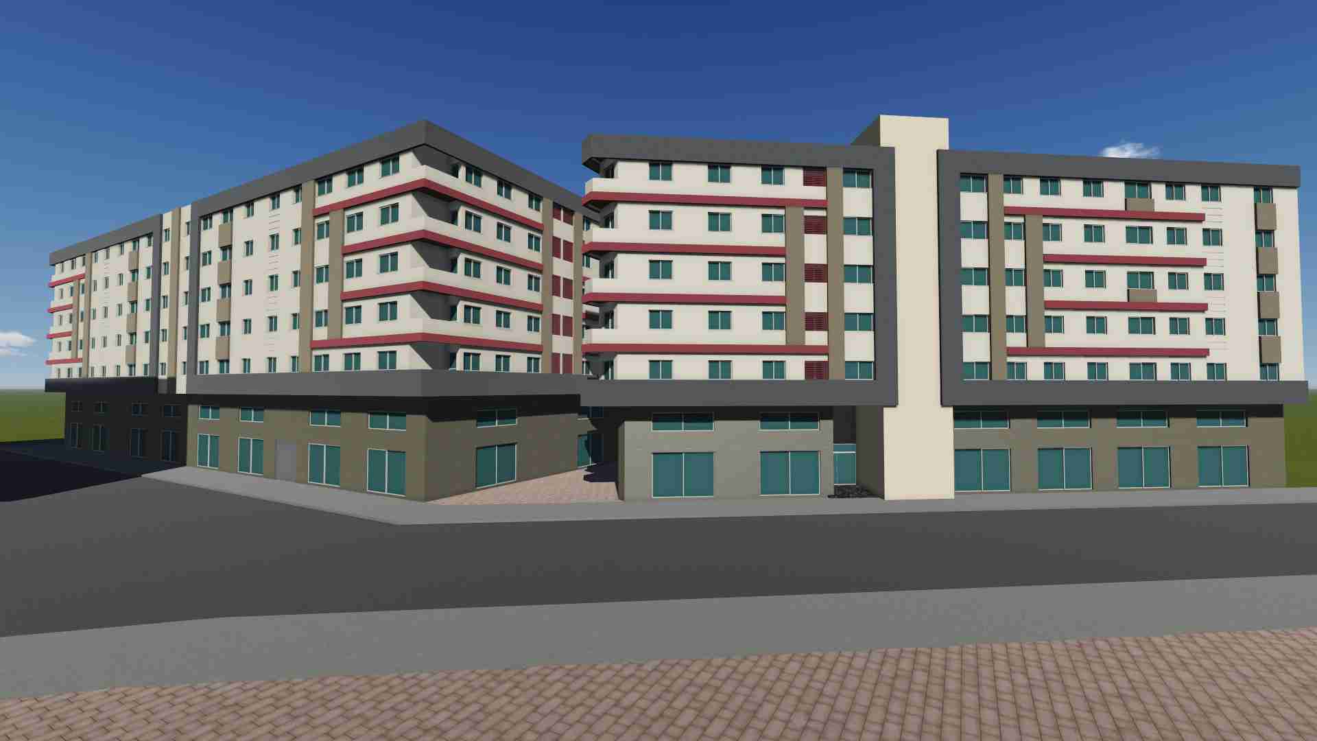 GROUPEMENT RESIDENTIEL DE MOYEN STANDING 195 APPARTEMENTS