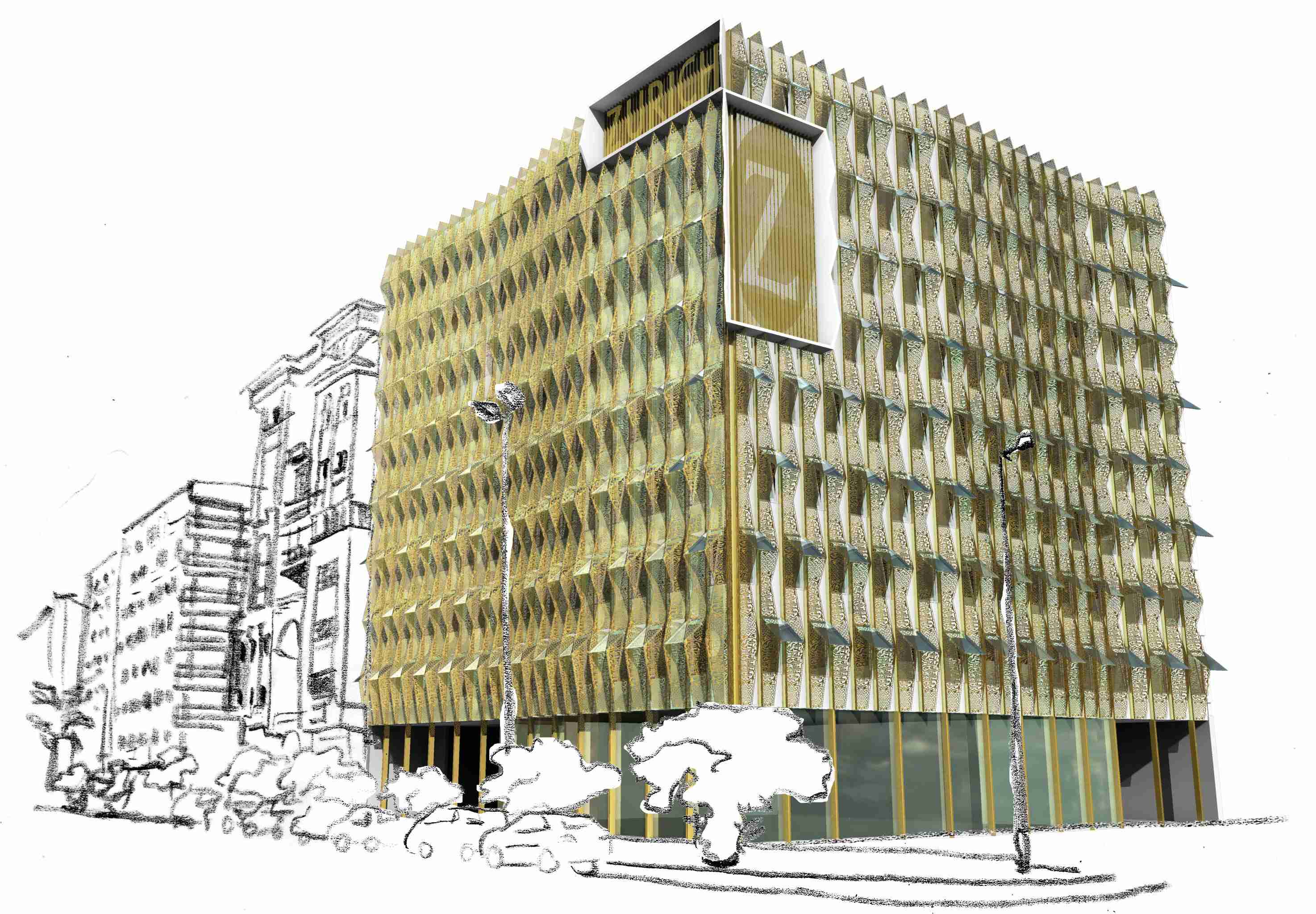 2eme PRIX DU CONCOURS DU SIEGE ZURICH ASSURANCES, IDOM